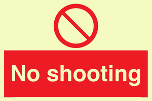 No shooting